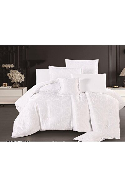 alzawia Double bed sheet set, 8 pieces, purple jacquard royal microfiber