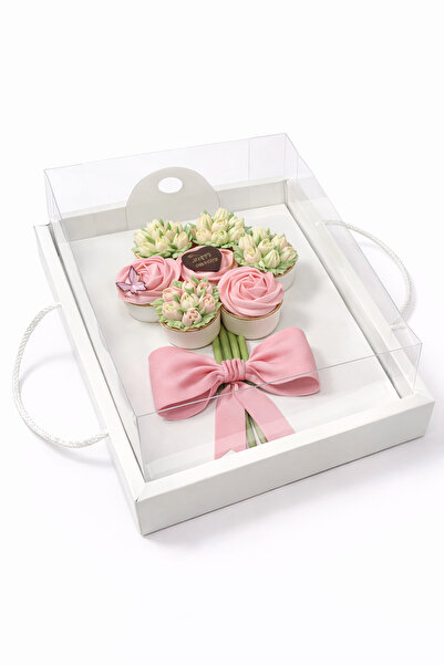 Ege Concept Life Asetat Kapaklı İpli Pasta Kutusu 35x26x11 cm | Pastane & Org...