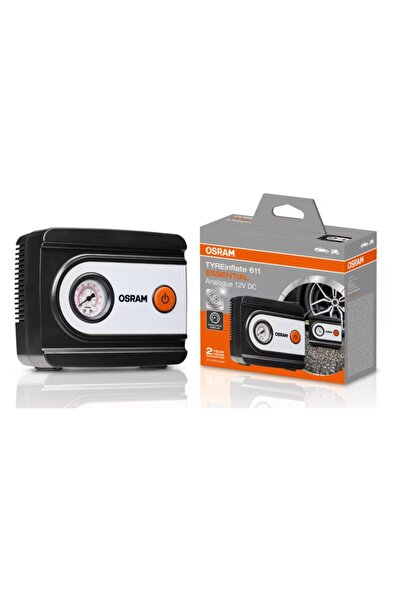 Osram TYREinflate 611 Otomobil Lastik Hava Pompası - 12V Çakmaklık Girişli