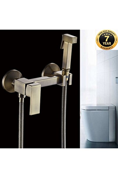 OEM Bathroom Bidet Pressure Sprayer Bidet Faucet Toilet Hose Antique Square M...