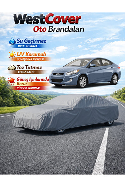 WestCover غطاء سيارة هيونداي أكسنت 4 متوافق، خيمة مقاومة للماء، غطاء سيارة