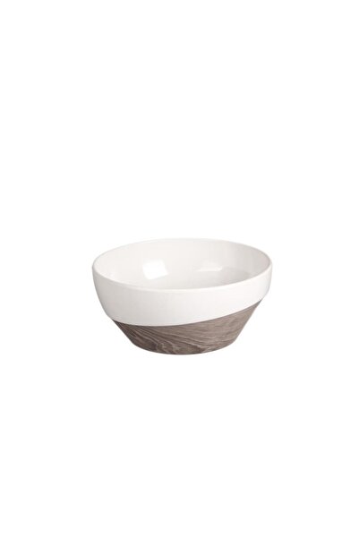 Globy Open Buffet Wooden Patterned Bowl – 24.5×10.5 cm