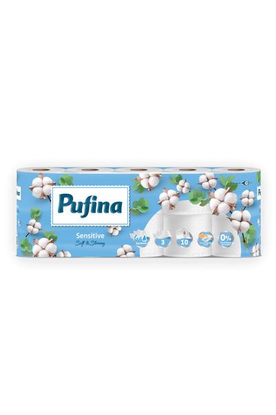 OEM Pufina Sensitive toilet paper, 3 layers