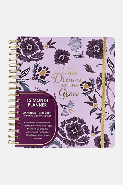 Votum Plant Your Dreams Let Them Grow 12 Month Planner 2026