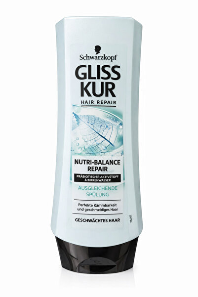 Gliss Balsam Schwarzkopf Kur Nutri-Balance Repair – pentru păr slăbit