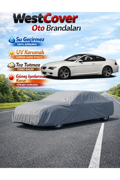 WestCover غطاء سيارة متوافق مع بي إم دبليو 6 سيريز E63، خيمة مقاومة للماء، غط...