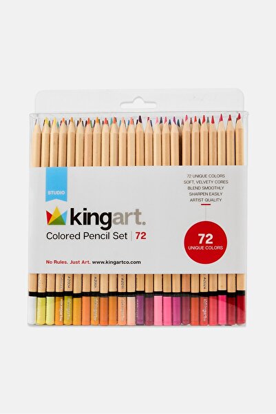 Kingart 72 Pieces Color Pencil Set