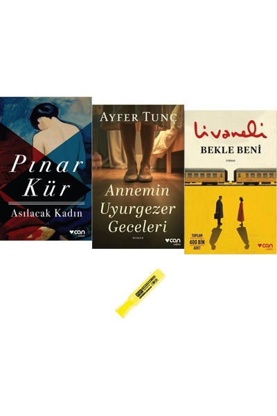 Can Yayınları Asılacak Kadın + Annemin Uyurgezer Geceleri + Bekle Beni / 3 Ki...