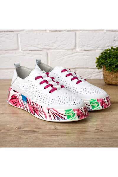 Matstar Women's Genuine Leather Casual & Comfort Platform Shoes, 595002