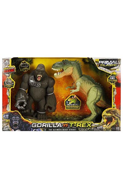 Sunman مجموعة ألعاب S01071144 PRIMAL CLASH غوريلا/تريكس مكونة من قطعتين