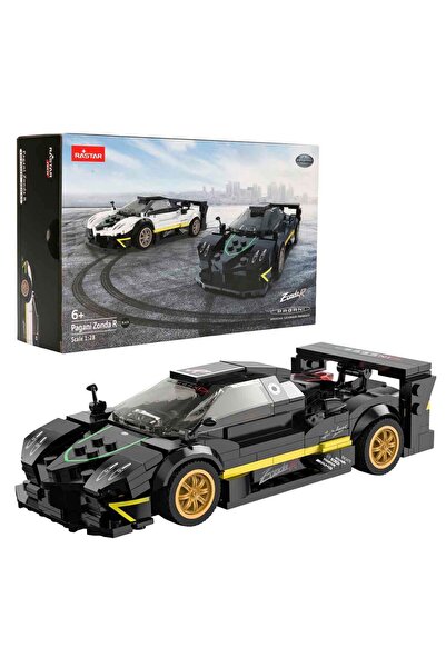 Rastar Bricks 1:28 Pagani Zonda R Siyah Model Araba Yapım Seti 387 Parça