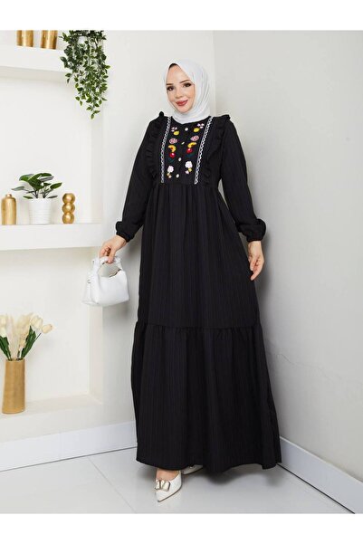 NevaMar Embroidered Plus Size Dress