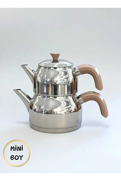 FARALYAHOME Sude Bakalit Handle Mini Size Teapot 0,75 Lt-1,20 Lt
