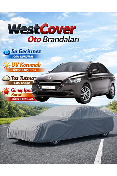 WestCover غطاء سيارة متوافق مع بيجو 301 سيدان، خيمة مقاومة للماء، غطاء سيارة