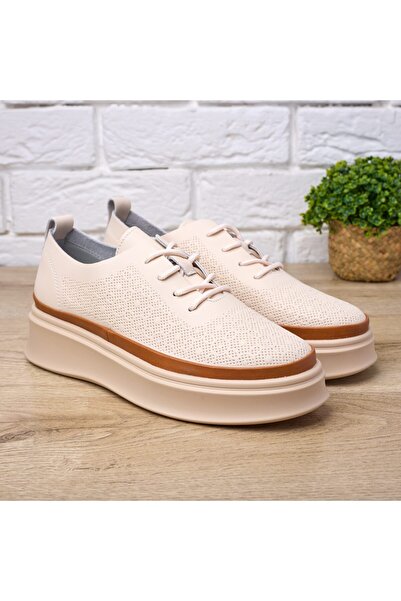 Tellus Women's Genuine Leather Casual Platform Shoes, 595001