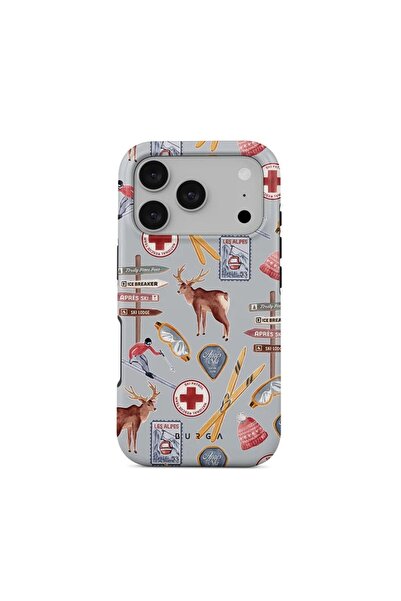 BURGA غلاف هاتف متوافق مع آيفون 17 برو، هجين، طبقتان، غلاف صلب من السيليكون، ...