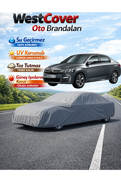 WestCover غطاء سيارة متوافق مع سيتروين سي-إليزيه سيدان، خيمة مقاومة للماء، غط...