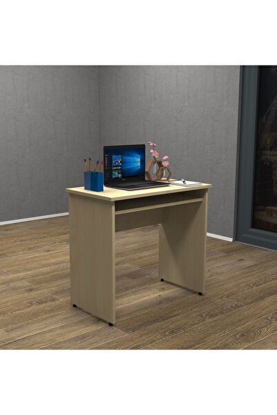 VENADAN Eylül Klavyeli Çalışma Ofis Masası (80X45X75cm) Akçaağaç