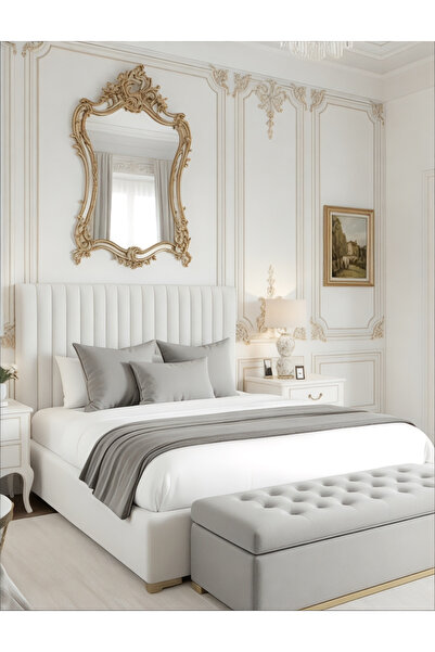 FARCY 3-Piece Velvet Fabric Decorative Bed Runner & 2-Piece Inner Filled Squa...