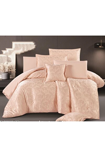 alzawia Double bed sheet set, 8 pieces, purple jacquard royal microfiber