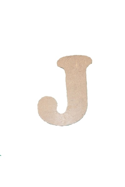 INEDIT CRAFT MDF cu litera J 120x100x3 mm