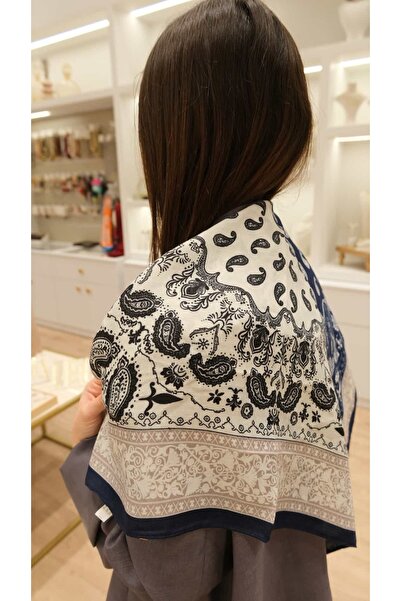 Jerie Twin Ethnic Pattern Scarf 70X70Cm