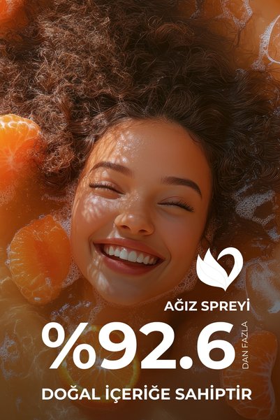 Human Care Ağız Spreyi - Mandalina & Mentol - Alkolsüz Ağız Spreyi Ağız Kokusu Önleyici