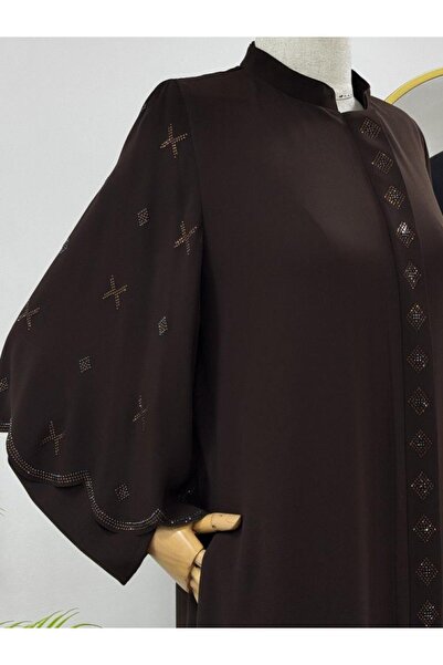 Tebrikler tekstil Women's Flounce Sleeve Ferace, Loose and Specially Designed...