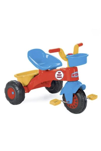 OEM Children's tricycle with basket, large wheels, durable frame, 35kg suppor...