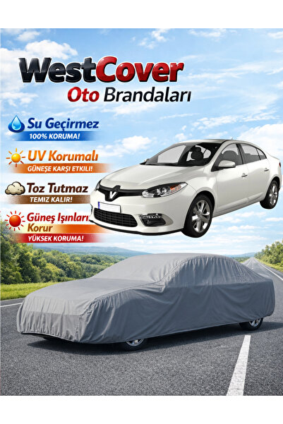 WestCover Renault Fluence Uyumlu Oto Branda,Su Geçirmez Çadır,Araba Brandası
