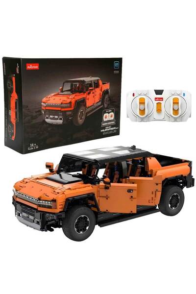 Rastar Bricks 1:10 Hummer EV USB Şarjlı Uzaktan Kumandalı Model Araba Yapım S...