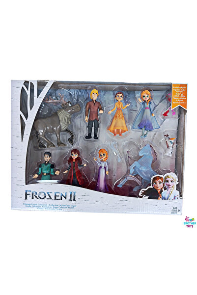 Brother Toys مجموعة ألعاب إلسا آنا أولاف من فيلم فروزن فورست فريزن، 9 قطع