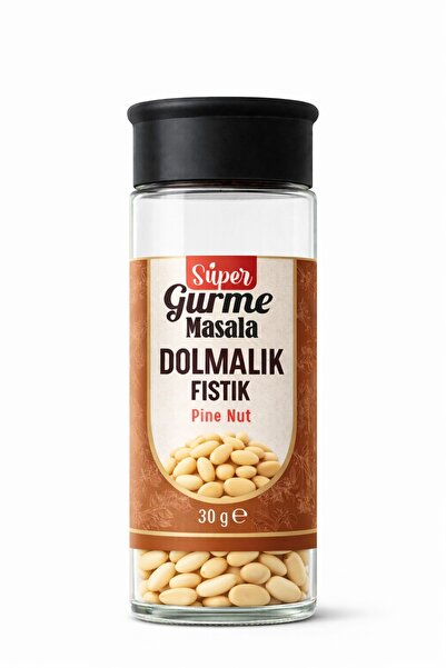 Super Gurme Masala Bergama Dolmalık Fıstık 30 Gr Cam Kavanoz – Çam Fıstığı