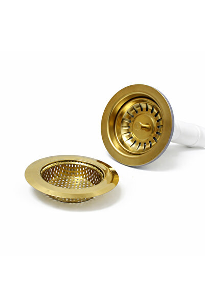 FKN Altın Eviye - Sink Drain Strainer and Garbage Stopper Portable Strainer