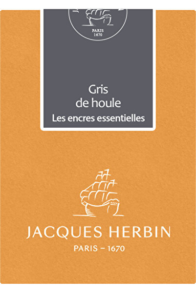Jacques Herbin Cartușe de cerneală Gris de Houle - set de 7