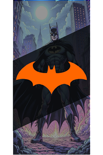sticker Batman Yarasa 13x6Cm Jdm Araba-motor-laptop Cam Etiket Hologram Seçen...