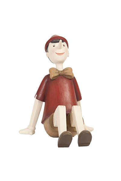 Clayre & Eef Figurina Pinochio polirasina multicolora 15x11x14 cm