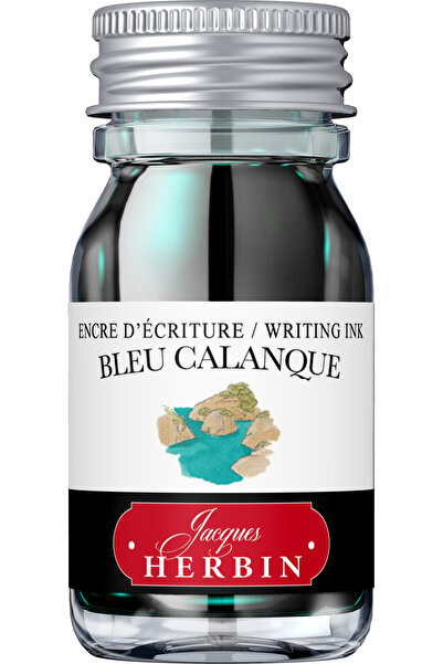 Jacques Herbin Sticlă de cerneală 10ml Bleu Calanque