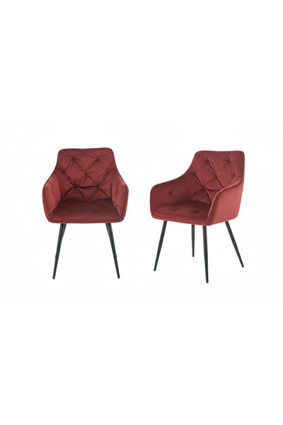 fara marca Set of 2 Velvet Armchairs Home Furniture velvet fabric