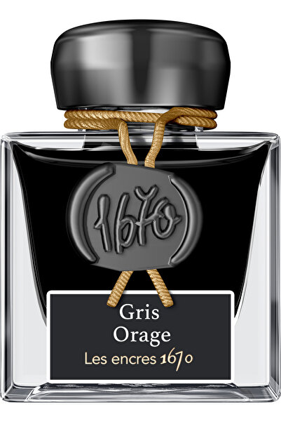Jacques Herbin Sticlă de cerneală 50ml Gri Portocaliu