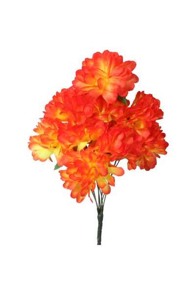 Goliat Bukiet 9 chryzantem w kolorze pomarańczowym