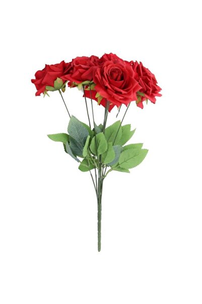 Goliat BUKIET 9 ROZWINIĘTYCH RÓŻ 48 CM KOLOR CZERWONY