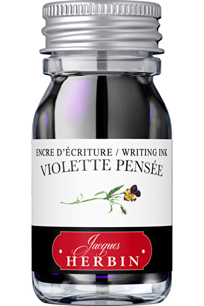 Jacques Herbin Sticlă de cerneală 10ml Violette Pensee