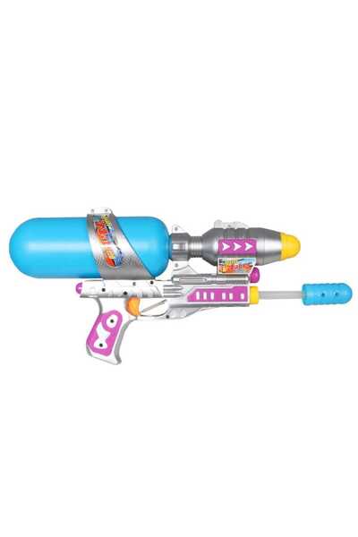 Goliat PISTOLET NA WODĘ 37 cm niebiesko srebrny