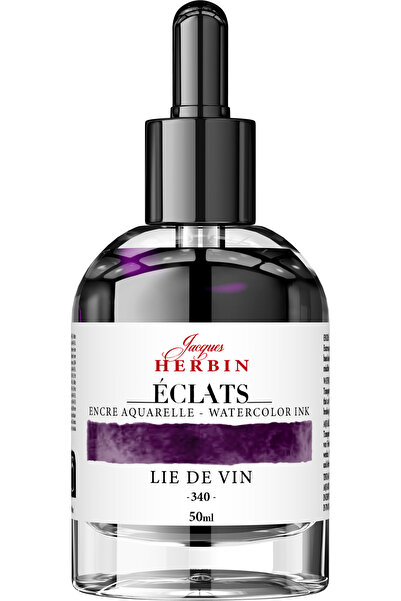 Jacques Herbin Sticlă de cerneală 50ml Lie de Vin