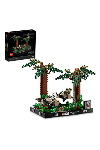 LEGO مجسم مطاردة مركبة إندور السريعة من سلسلة حرب النجوم 75353، نموذج بناء وع...