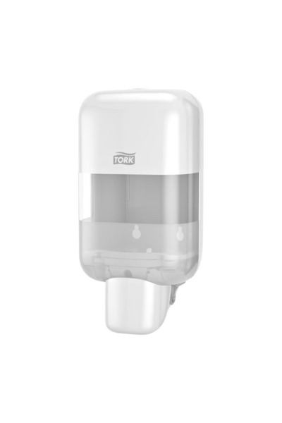 TORK White liquid soap and disinfectant dispenser