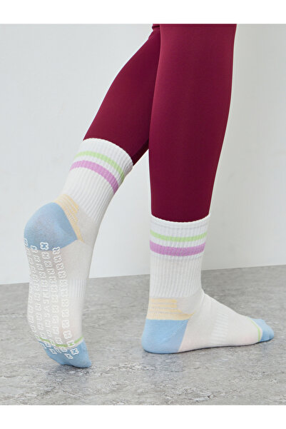 Styli Dual Stripe Silicon Pads Socks