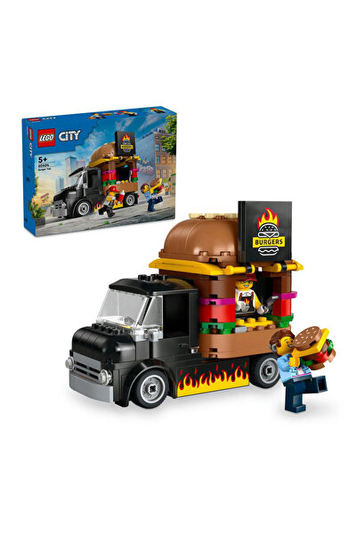 LEGO City Burger Van Set 60404 for Ages 5 Years , 194 Pieces, Imaginative Pla...