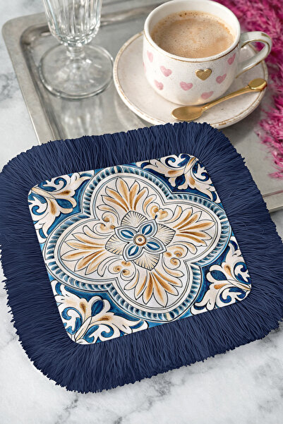 Evimde Bambaşka منديل تقديم الطعام المزين بالشراشيب من ساراي إيهتيشام - منديل...